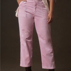 Pilcro Pink Ankle Cropped Pants